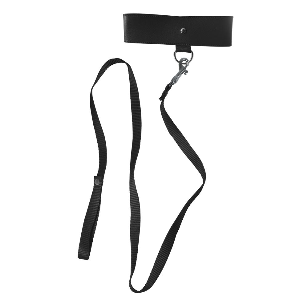 Sex & Mischief Black Leash & Collar